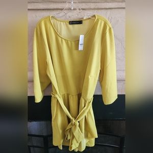 Lime green New York & Company dress, size XXL